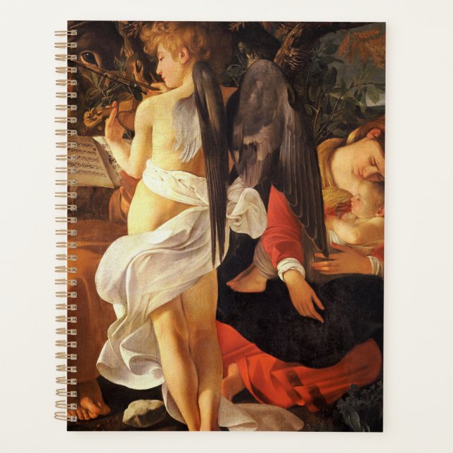 Reposez-vous sur le vol vers l'Egypte (Caravaggio) (Devant)