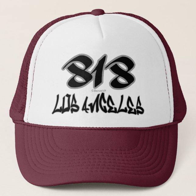 Repräsentant Los Angeles (818) Truckerkappe (Vorderseite)