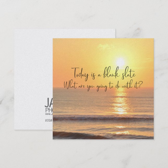 REPRENDRE LA CARTE 5.25 x 5.25 (Devant / Derrière)