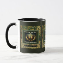 Reprendre le Bouclier de foi - Mug à deux tons