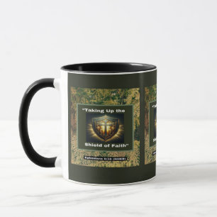 Reprendre le Bouclier de foi - Mug à deux tons