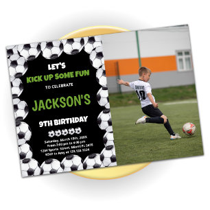 Reprenons le football Invitations Anniversaire ave