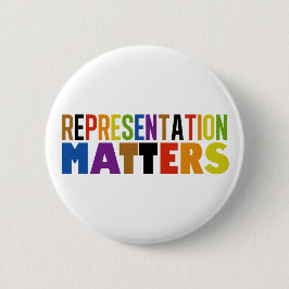Representation Matters Rainbow Diversity Button