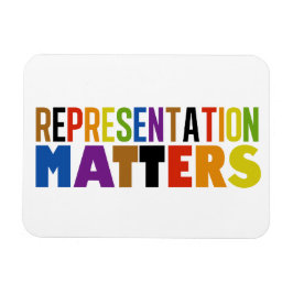 Representation Matters Rainbow Diversity Card Magnet