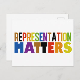 Representation Matters Rainbow Diversity Postkarte