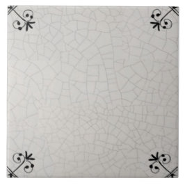 Repro Crawling Dark Charcoal Corners Delft Fliese