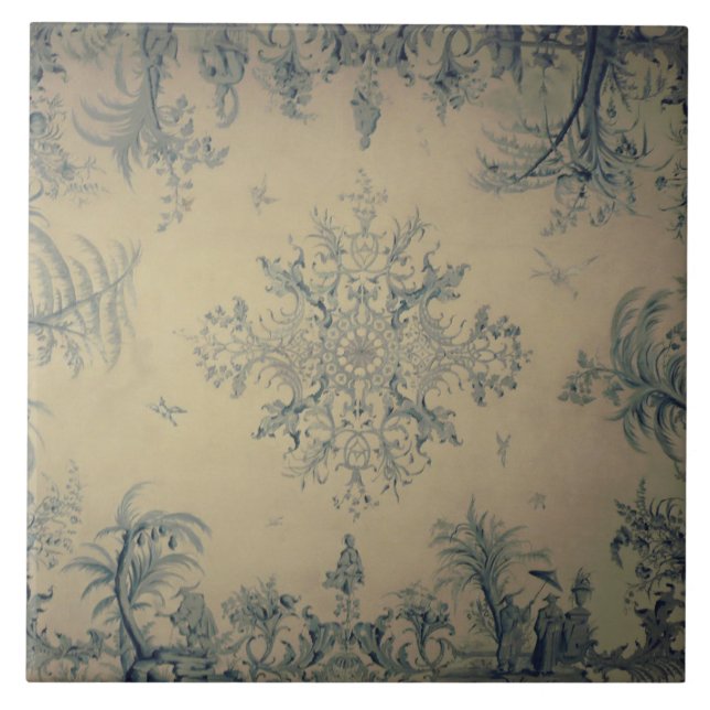 Repro Delft Tile Chinoiserie Fliese (Vorderseite)