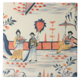 Repro Delft Tile Chinoiserie Fliese