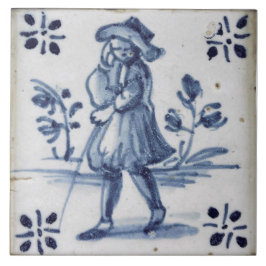 Repro Desoftman Blue Delft Tile Fliese