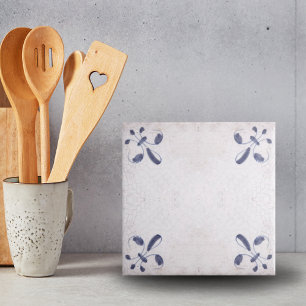 Repro Portugiesisch Simple Blue Azulejos Fliese