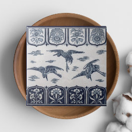 Repro Vintag Minton Blue und White English Tile Fliese