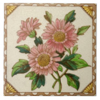 Repro W+E Corn Viktorianisch Pink Floral Transferw