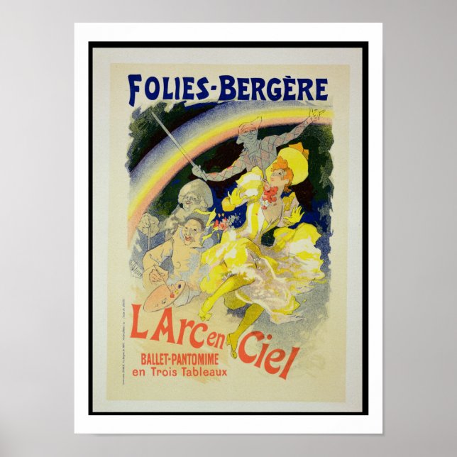 Reproduction d'une affiche publicitaire "L'Arc-en- (Devant)