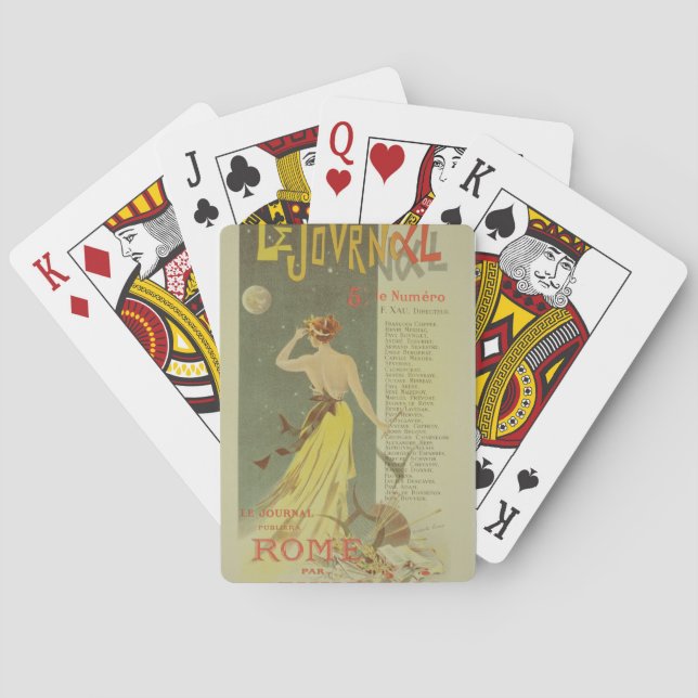 Reproduction of a poster advertising the publicati spielkarten (Rückseite)