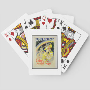 Reproduction of a poster advertising 'The Rainbow' Spielkarten