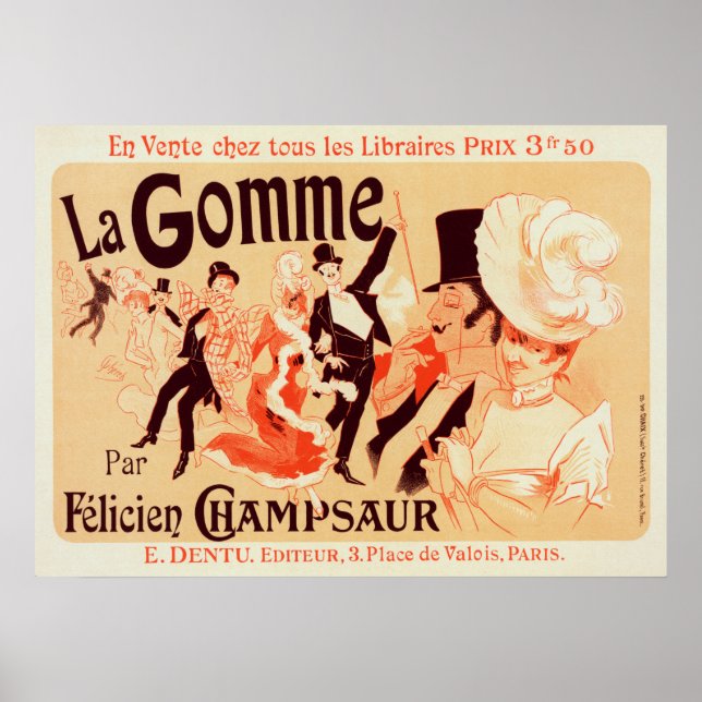 Reproduction Vintag French poster (Vorne)