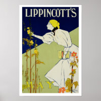 Reproduktion eines Plakats für die Werbung 'Lippin