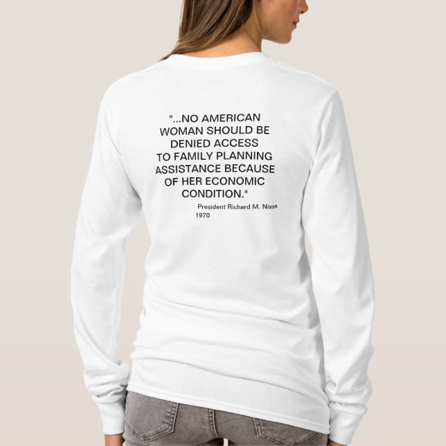 REPRODUKTIVE RECHTE. T-Shirt (Rückseite)