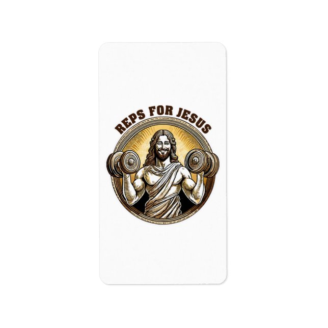 Reps für Jesus Adressaufkleber (Vorne)