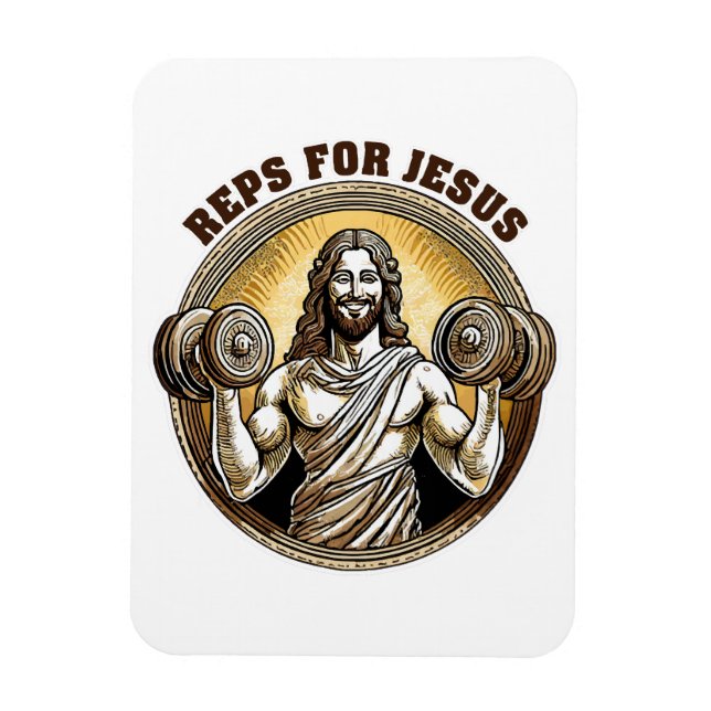 Reps für Jesus Magnet (Vertikal)