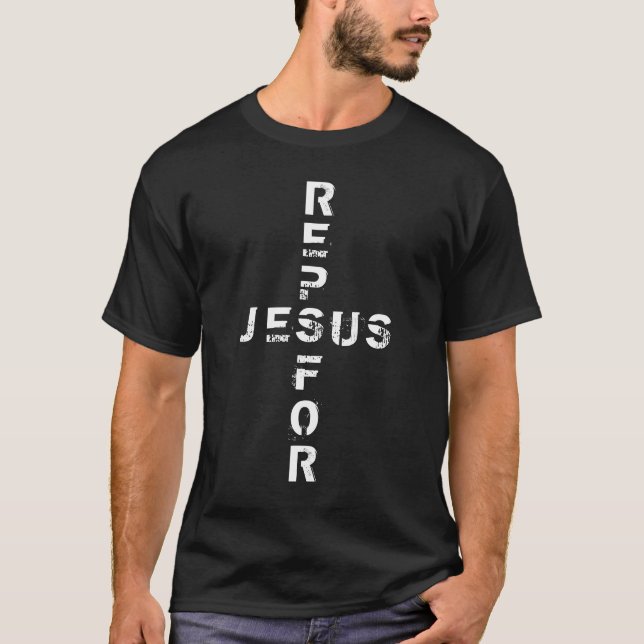 "Reps T-shirt pour Jésus" (Devant)