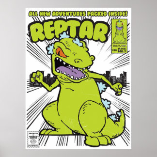 Reptar-Comic Poster