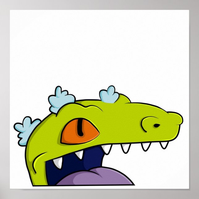 Reptar Peeker Poster (Vorne)