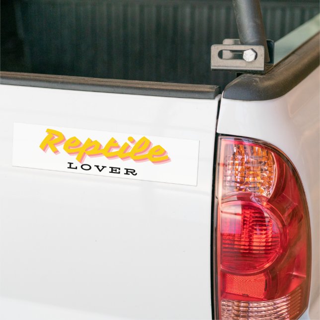 Reptil Lover Autoaufkleber (Auf Lkw)