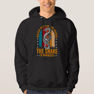 Reptile Acht auf den Besitzer der Schlange ist Har Hoodie