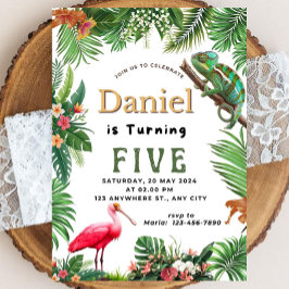 Reptile Birthday Einladung