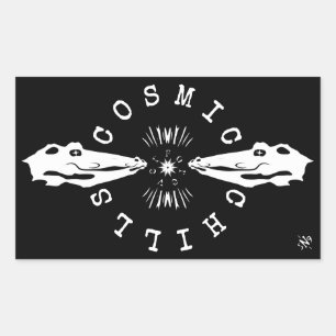 Reptile Catfish Kühlmotto v2 Rechteckiger Aufkleber