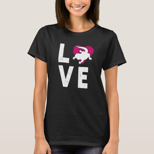 Reptile Grapic Saying For  Bearded Dragon  1 T-Shirt (Vorderseite)