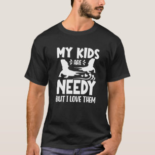 Reptile Grapic Sprichwort für lustig-bärtige Drach T-Shirt
