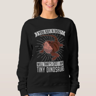Reptile Hausbesitzer Tierechse Bartete Drache Sweatshirt