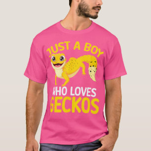 Reptile Lizard nur ein Junge, der Leopard Geckos L T-Shirt