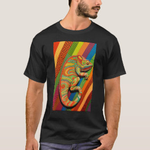 Reptile und Lizard Op Chameleon T-Shirt