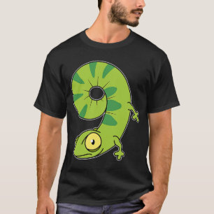 Reptiles 9th Birthday Chameleon Reptile Owner Gra T-Shirt