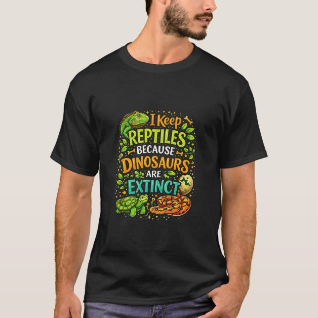 Reptiles Rule T-Shirt (Vorderseite)