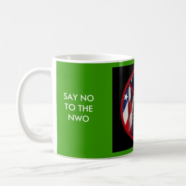 Reptilian-Präsident Coffee Mug Kaffeetasse (Links)