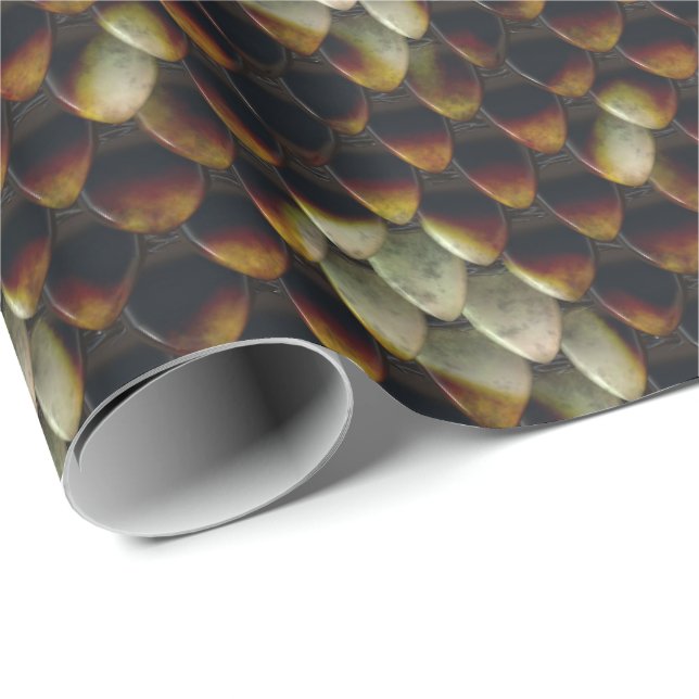 reptilien geschenkpapier (Rolleneckpunkt)