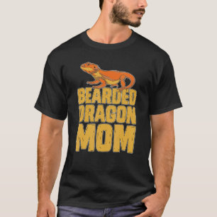 Reptilien Haustier Mutti Bartagame Mutter Tier Bar T-Shirt