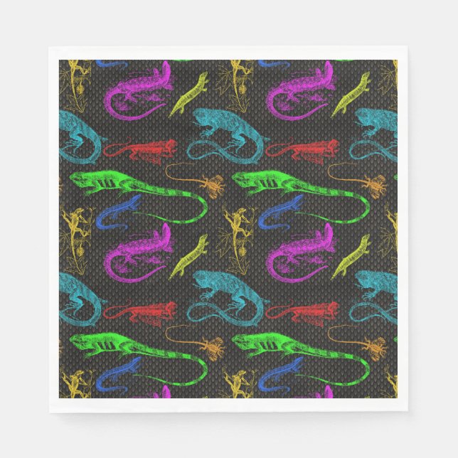 Reptilien! Serviette (Vorderseite)