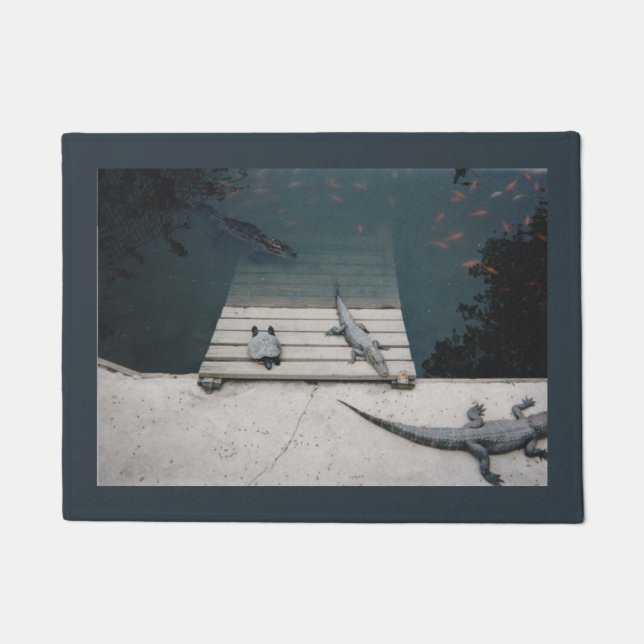 Reptiliengehäuse Fußmatte (Vorderseite)