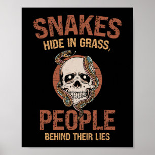 Reptilienhaut Schlangenhaut Schlange Mama 2 Poster