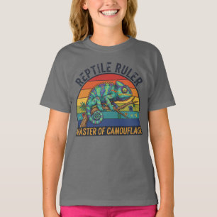 Reptilienherrscher Chamäleon T-Shirt
