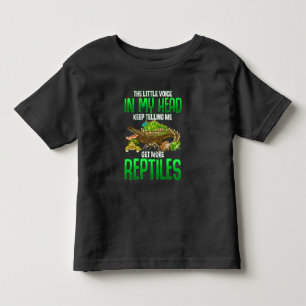 Reptilienliebhaber Schlangenfrösche und Schildkr Kleinkind T-shirt