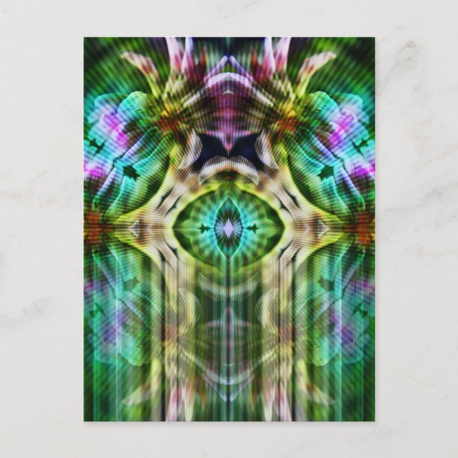 Reptilienspirale Postkarte (Vorderseite)