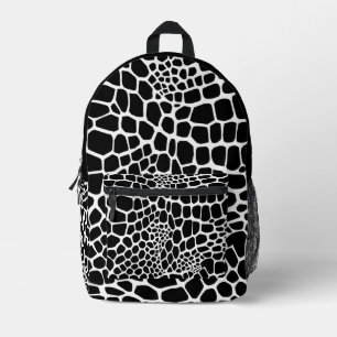 Reptilientienprint Bedruckter Rucksack