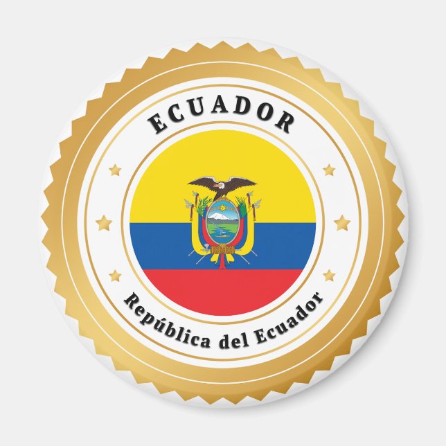 República del Ecuador Magnet (Vorne)