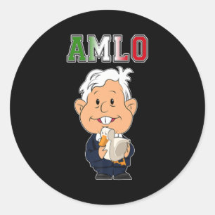 Republica mexicana amlo runder aufkleber